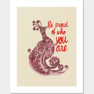 Be Proud of Who You Are Posters and Art